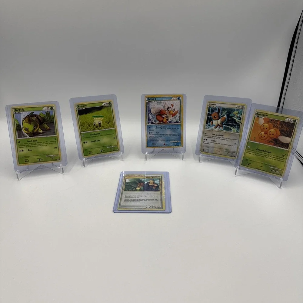 Lot Of 6 2010 Pokémon Cards Vintage Non Holo